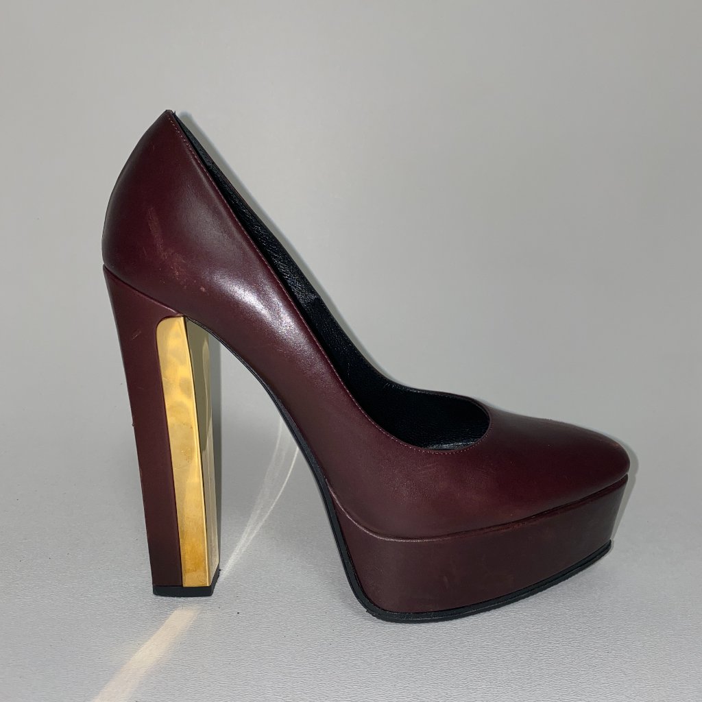 Saint Lauren Italy Leather Heels
